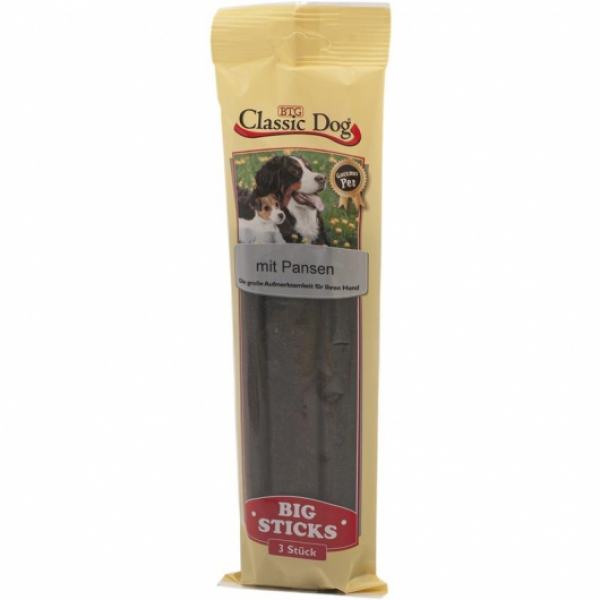 Classic Dog Big Sticks Pute & Gemüse 3er Pack