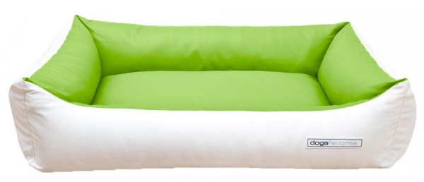 Orthopädisches Hundebett Dogsfavorite Bicolor - Bezug Kunstleder - div. Größen und Farben